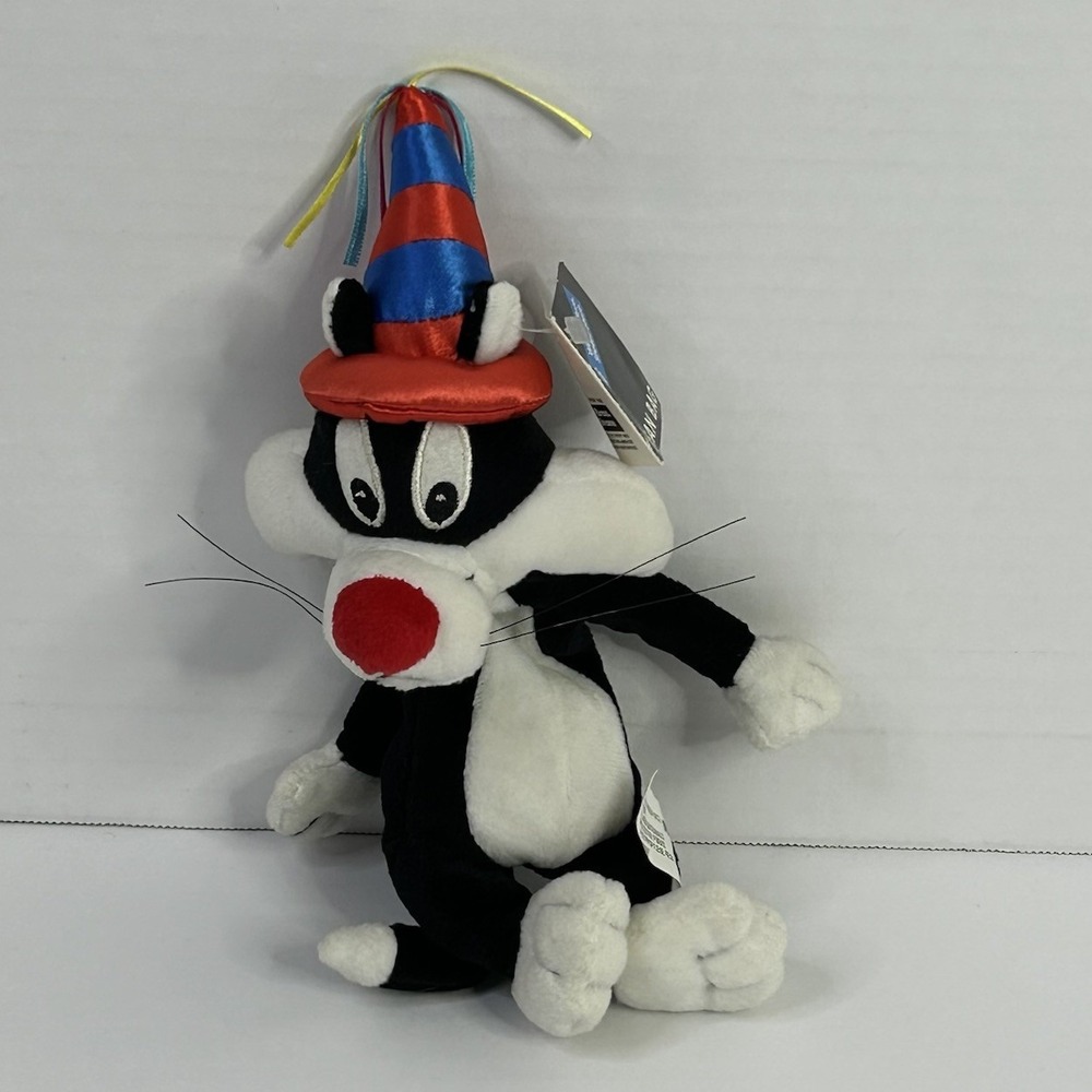 WARNER BROTHERS STUDIO SYLVESTER Cat HAPPY BIRTHDAY PARTY BEAN BAG PLUSH